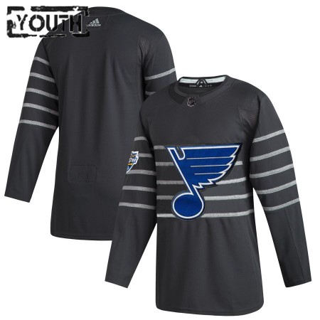 Camisola St. Louis Blues Blank Cinza Adidas 2020 NHL All-Star Authentic - Criança